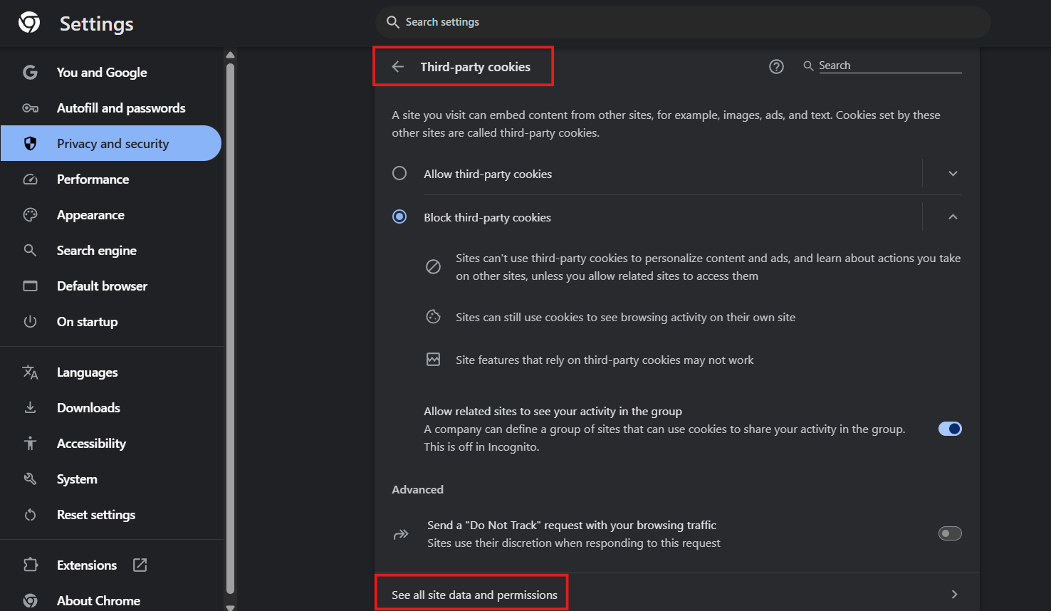 como excluir cookies no Google Chrome